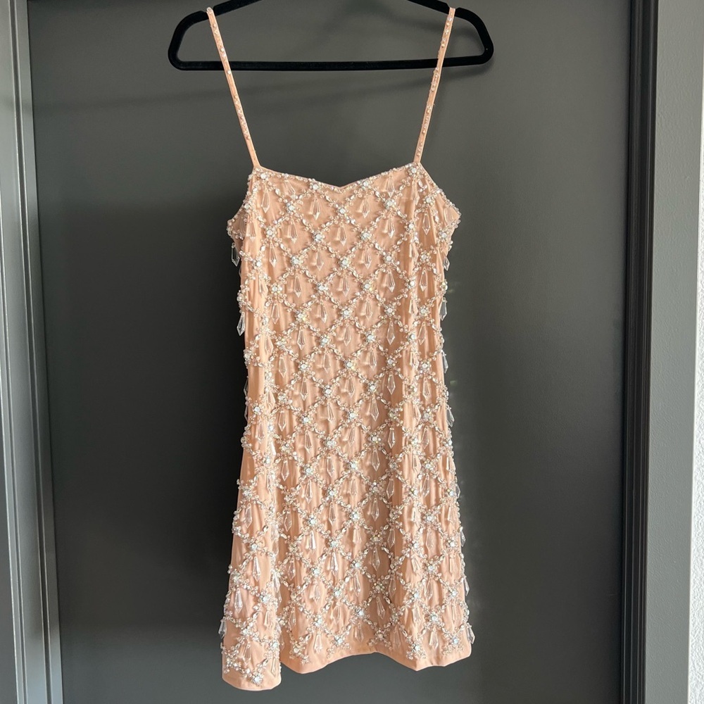 Oceanus ARABELLA crystal embellished mini dress Size Large - Picture 6 of 17